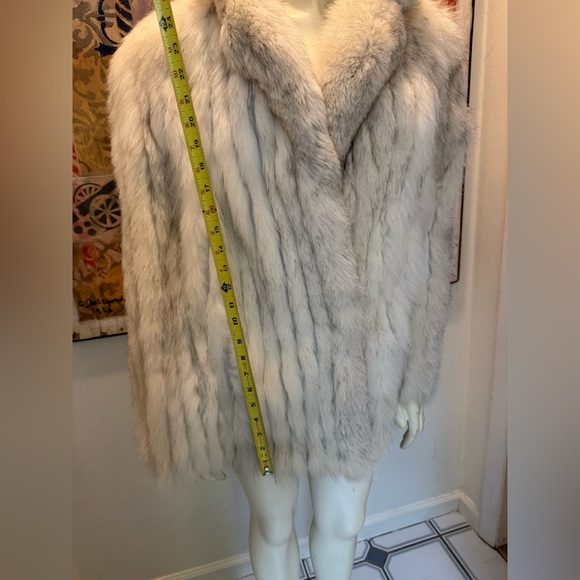 Silver fox by saga Vintage 1980s jacket excellent condition size large 🦊 - Picture 3 of 11